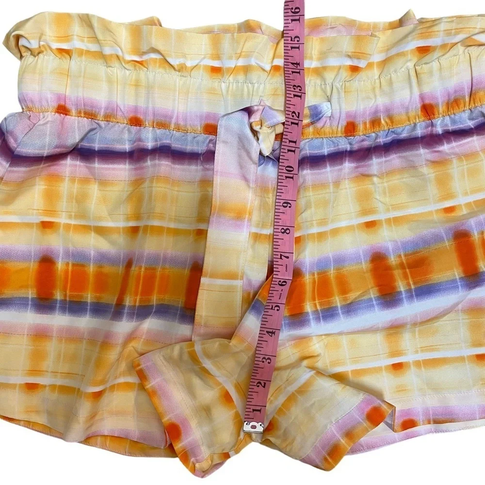 Future Collective Women’s Tie-Waist Paperbag Shorts Womens‎ XL NWT